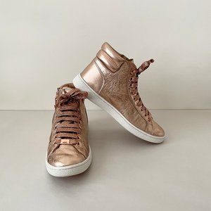 Ugg - Rose Gold High Top Sneakers